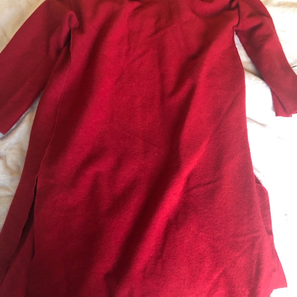 Eileen Fisher wool Red coat - Picture 7 of 9